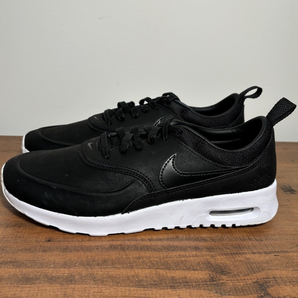Nike Air Max Thea Premium Women's Shoes Sneakers Size 8 Black White FJ9303-007 - Picture 7 of 7